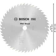 Bosch - Kreissägeblatt PRO Wood cordless 2608837701 Kreissägeblatt 184 x