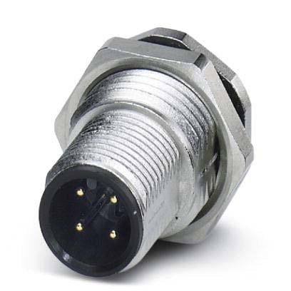 Phoenix Contact - Rundsteckverbinder, feldkonfektionierbar (Industriesteckverbinder) Einbausteckverbinder SACC-DSI-M12#1404979 − 20 Stück