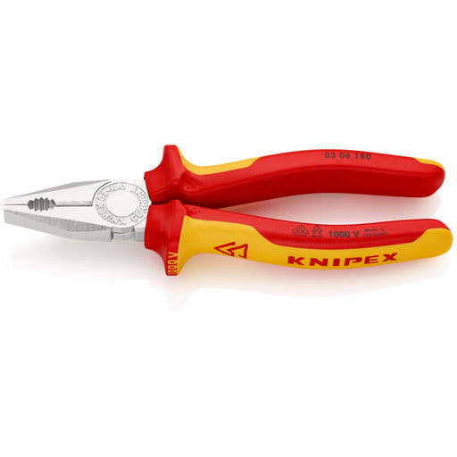 Knipex - Kombizange 03 06 180 verchromt, 180mm
