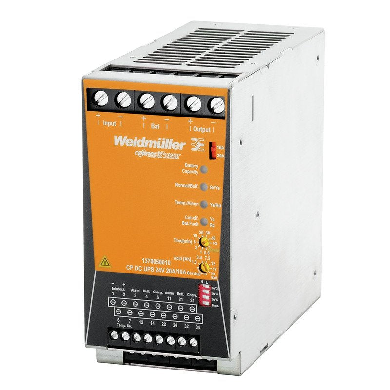 Weidmüller - Zubehör/Ersatzteile für USV-Anlagen USV-Steuereinheit CP DC UPS 24V20A/10A 24VDC 0,5-16qmm − 1 Stück