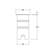 Brumberg Leuchten - Bodeneinbauleuchte LED-Bodeneinbauleuchte 14052223 V4A IP67