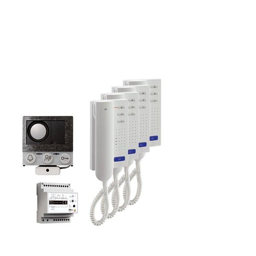 TCS Tür Control - Türsprech-Set audio:pack Einbau PAIH040/004 für 4 Wohneinheit