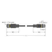 Turck - Konfektioniertes Sensor-Aktor-Kabel Aktuator- u. Sensorleitung RKC5TP7X21RSC5T/TXL PUR