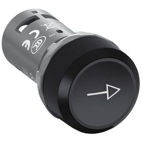 ABB Stotz S&J - Drucktaster, Komplettgerät Drucktaster CP9-1015 schwarz,Pfeil 1S+1OE