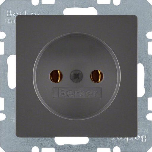 Berker - Steckdose anth/sa 6167036086 o. Schutzkontakt