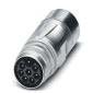 Phoenix Contact - Rundsteckverbinder, feldkonfektionierbar (Industriesteckverbinder) Kupplungssteckverbinder ST-8EP1N8A9K04S