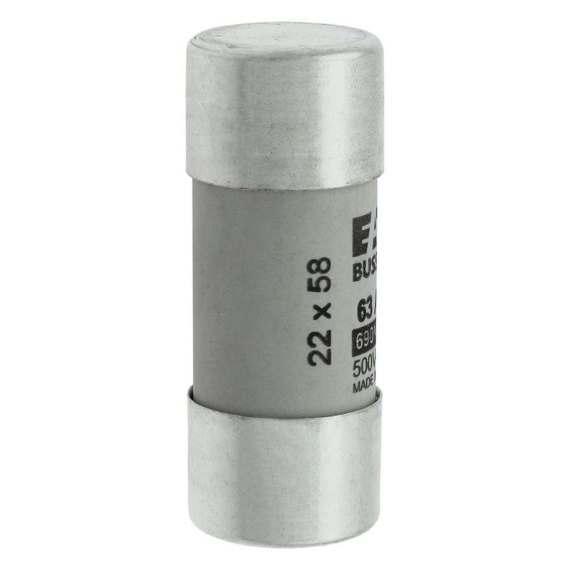 Eaton - Zylindrische Sicherung Sicherungseinsatz Nieders. CYLINDRICA#C22G63 63A AC 690V 80kA − 10 Stück