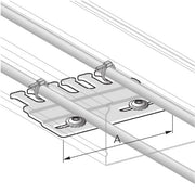 Pflitsch - Kabelhalteklammer für Leitungsführungskanal Zugentlastung flach ZE F 100 S