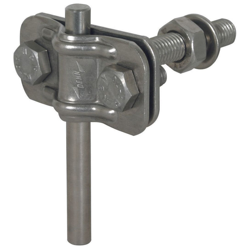 DEHN - Anschlussklemme für Blitzschutz Anschlussklemme NIRO (V4A) AKZS810FL30GB#478129 M10 f.Rd 8-10/Fl30mm