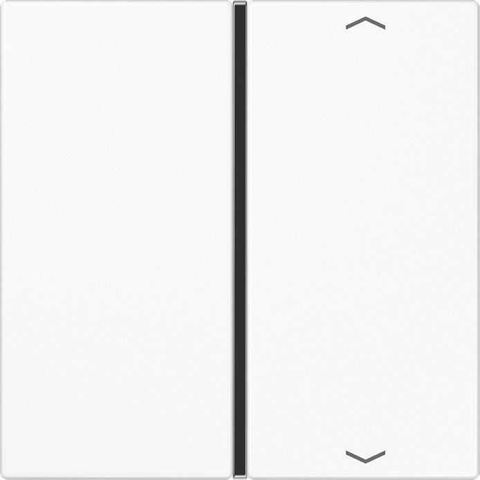 Jung - Abdeckung/Bedienelement für Installationsschalterprogramme Taste 1-fach aws LS 401 TSAP WW Symbol Auf/Ab − 1 Stück