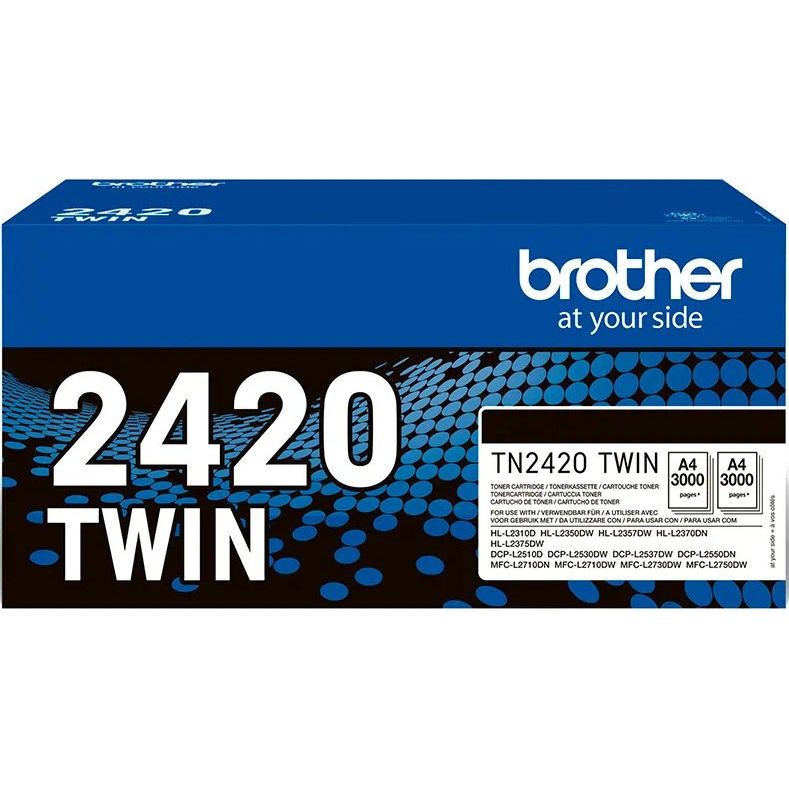 Brother - Verbrauchsmaterial für Telefax/Drucker/MFC Toner TN-2420TWIN TWIN Pack 2xTN-2420
