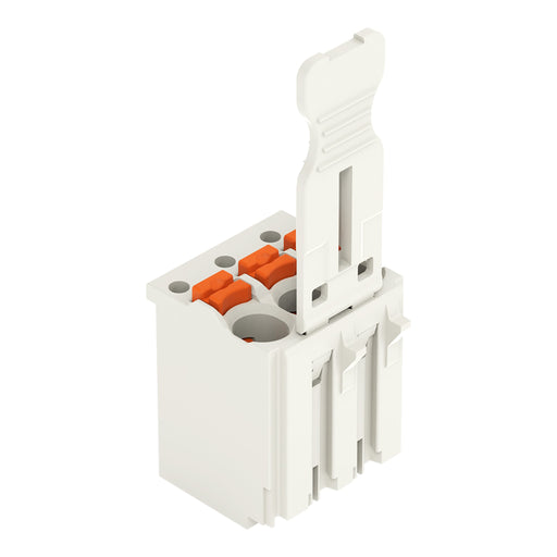WAGO - Ein- und mehrpolige Klemmenleiste 1-Leiter-Federleiste 2091-1103 Push-inCAGECLAMP,lgr − 100 Stück