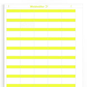 Weidmüller - Kabelmarkierungssystem Kabelmarkierer LM WriteOn 37x25 GE 25x37mm,gelb − 10 Stück