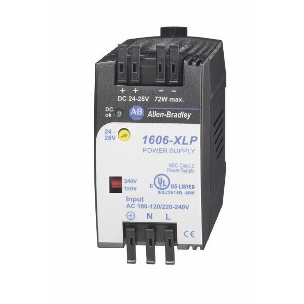 Rockwell - Gleichstromversorgung 1PH NETZTEIL 3A 1606-XLP72 1606-XLP72E E − 1 Stück