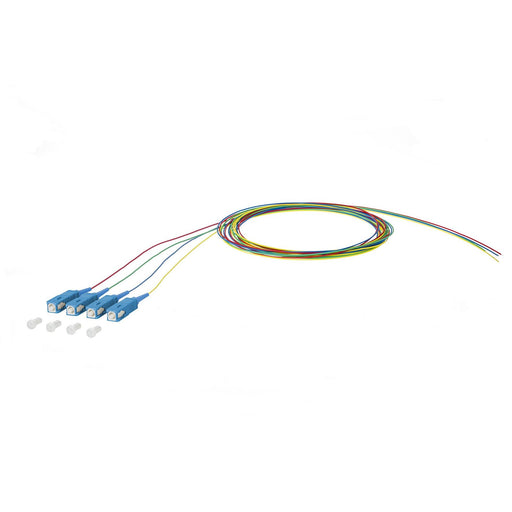Metz Connect - LWL-Pigtail OpDAT Pigtail SC-UPC 150Q1CO0020E4 OS2 4 Farben − 4 Stück