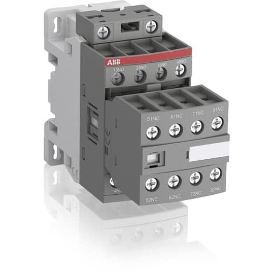 ABB Stotz S&J - Hilfsschütz, Relais Hilfsschütz NF80E-12 30V 50/60Hz / DC, 8S