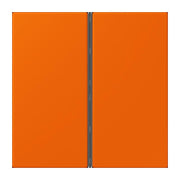 Jung - Abdeckung/Bedienelement für Installationsschalterprogramme Tastensatz 2fach LC 402 TSA 224 orange