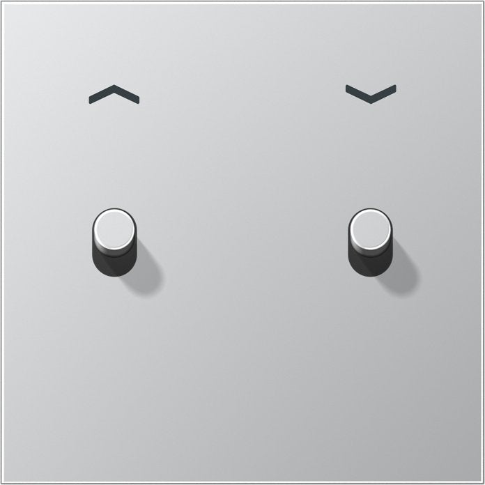 Jung - Abdeckung/Bedienelement für Installationsschalterprogramme Abdeckung mit Kipphebel AL 12-5 P R 0 Zylinder, 1fach, alu