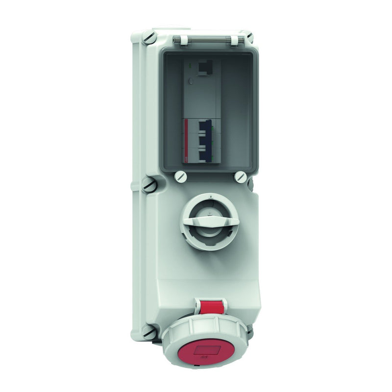 Bals Elektrotech - CEE-Steckdose abschaltbar, abgesichert (IEC 60309) Wandsteckdose abschaltbar 17312 abgesichert 32A 5p