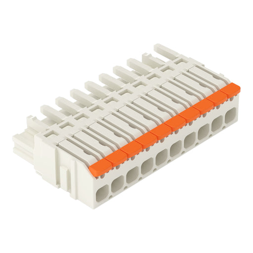 WAGO - Kabelsteckverbinder für Leiterplattensteckverbinder 1-Leiter-Federleiste 2721-1110/326-9037 − 50 Stück