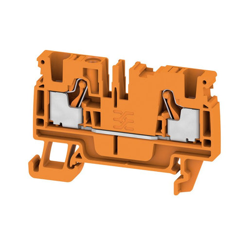 Weidmüller - Durchgangs-Reihenklemme A2C 4 OR PUSH IN, 4 mm² − 100 Stück