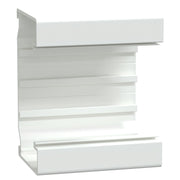 Schneider Electric - Geräteeinbaukanal Kabelkanalunterteil TEK- 5526010 U123 72mm weiß 2,5m