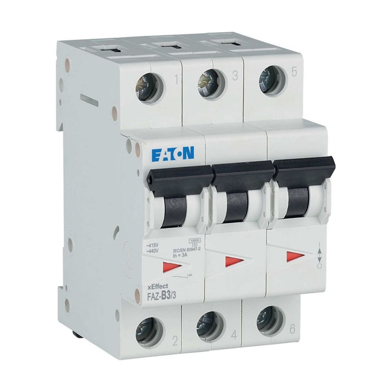 Eaton - Leitungsschutzschalter 3p. FAZ-B3/3 3A Charakt.: B