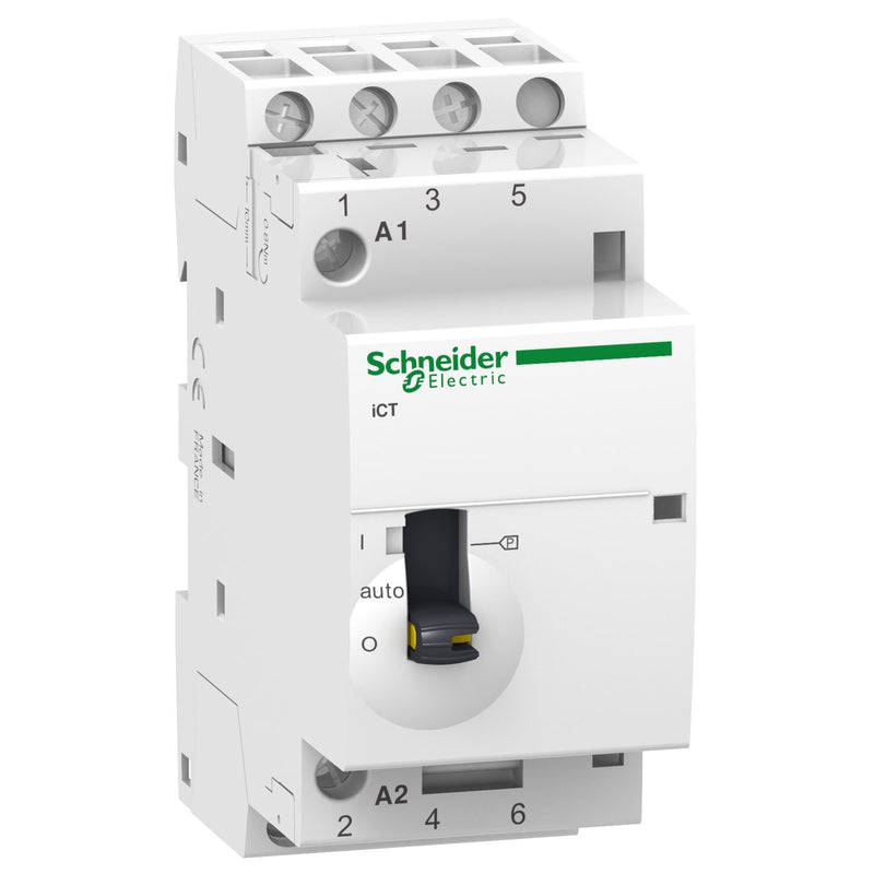 Schneider Electric - Installationsschütz für Reiheneinbau Vorwahlschütz A9C21833 3S 25A 220-240VAC