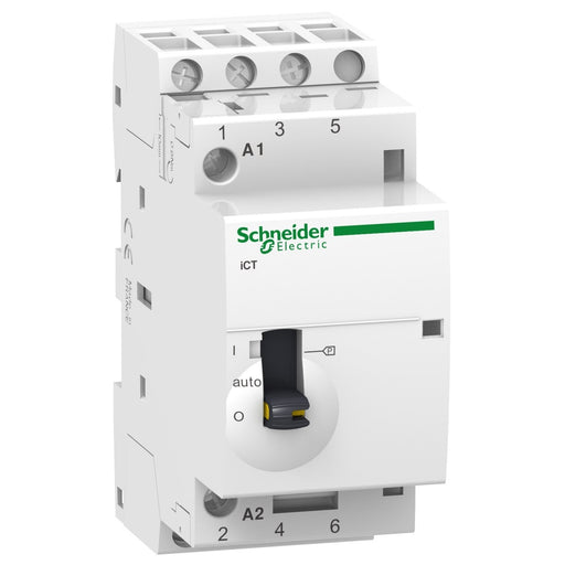 Schneider Electric - Installationsschütz für Reiheneinbau Vorwahlschütz A9C21833 3S 25A 220-240VAC