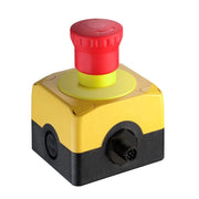 Leuze - NOT-AUS-Taster, Komplettgerät NOT-HALT Taster ESB200-4TR-M12p
