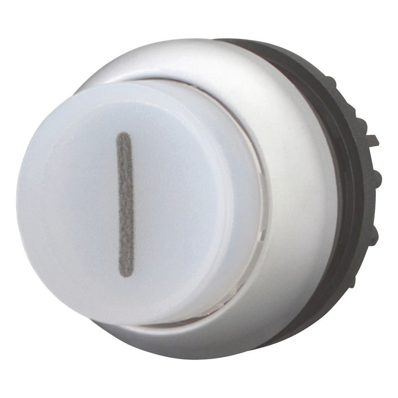 Eaton - Frontelement für Drucktaster Leuchtdrucktaste M22-DLH-W-X1 hoch,weiss,beschr. − 5 Stück