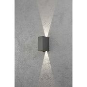 Gnosjö Konstsmide AL - Decken-/Wandleuchte LED-Wandleuchte anth/alu 7940-370 Lichtaustr.verstellb