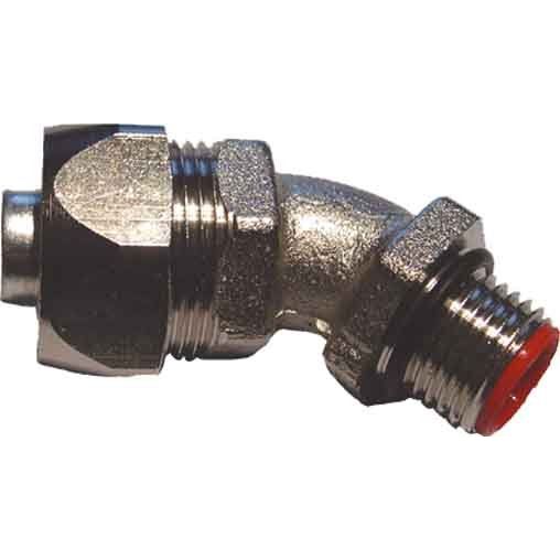 Anamet - Metall-Schutzschlauch-Verschraubung Verschraubung 812-420-1 M20x1,5mm 45 Grad − 10 Stück by Anamet
