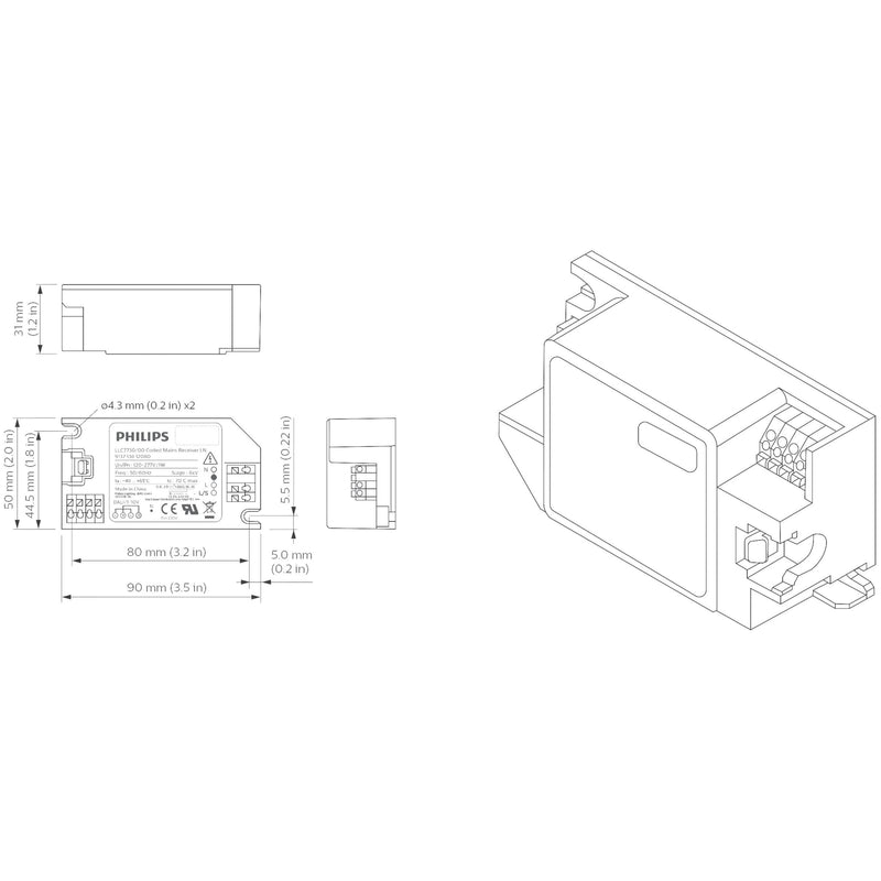 Philips Lighting - Lichtregelsystemkomponente Schaltschranksteuerung LLC7730/00