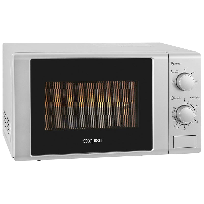 EXQUISIT - Mikrowellengerät Mikrowelle MW 900-030 si 700W,20L