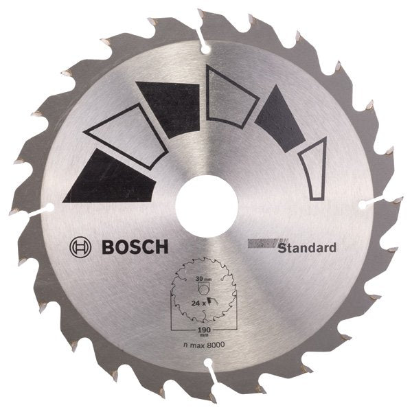 Bosch - Kreissägeblatt STANDARD D= 2609256820 190 mm Bohrung= 30