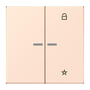 Jung - Bedienelement intelligent eNet Taster Universal 1f. FM LC 1701 226 orange pale (32082)