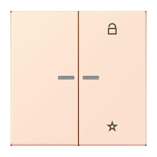 Jung - Bedienelement intelligent eNet Taster Universal 1f. FM LC 1701 226 orange pale (32082)