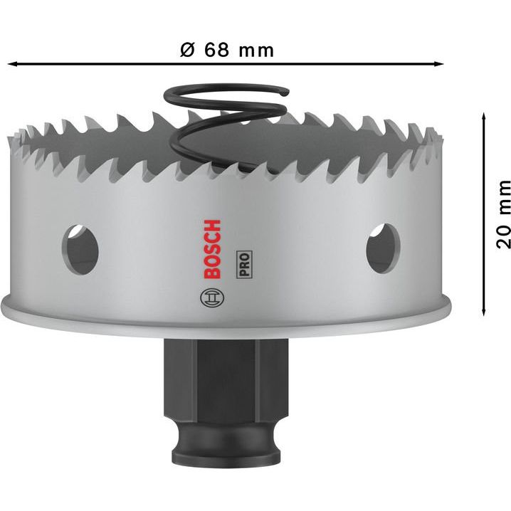 Bosch - Lochsäge PRO Sheet Metal PC Plus 2608594462 Lochsäge, 68 mm