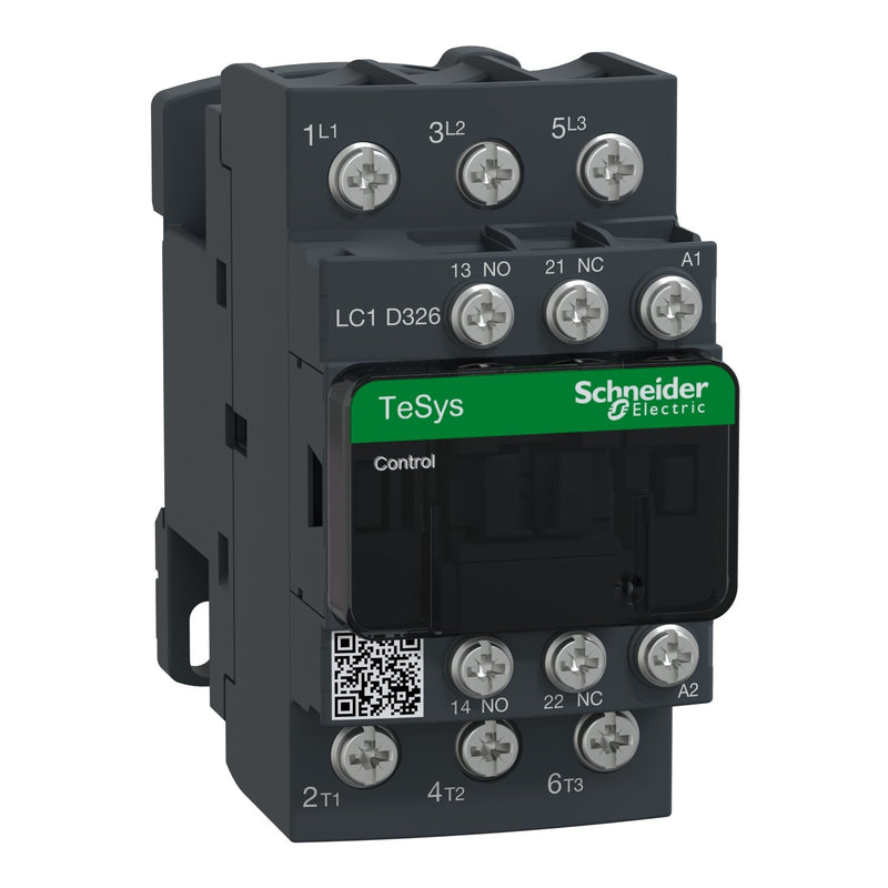 Schneider Electric - Leistungsschütz zum Schalten von Wechselstrom Leistungsschütz LC1D326B7 3-polig, 1S, 1Ö