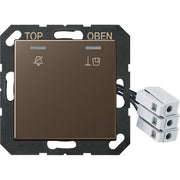 Jung - Abdeckung/Bedienelement für Installationsschalterprogramme Hotelabdeckung A CU KO5 M 230 MO mit LED-Einheit 230V