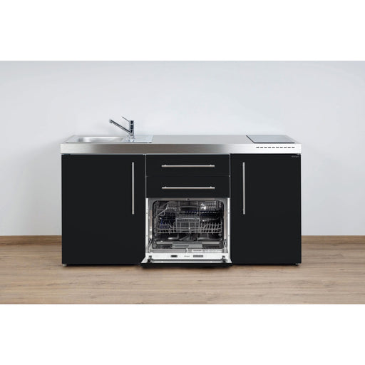 Stengel - Mini-Küche Miniküche Premiumline MPGSSM170KSGSGKFreBl Schwarz matt