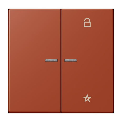 Jung - Bedienelement intelligent eNet Taster Universal 1f. FM LC 1701 232 locre rouge (32110)