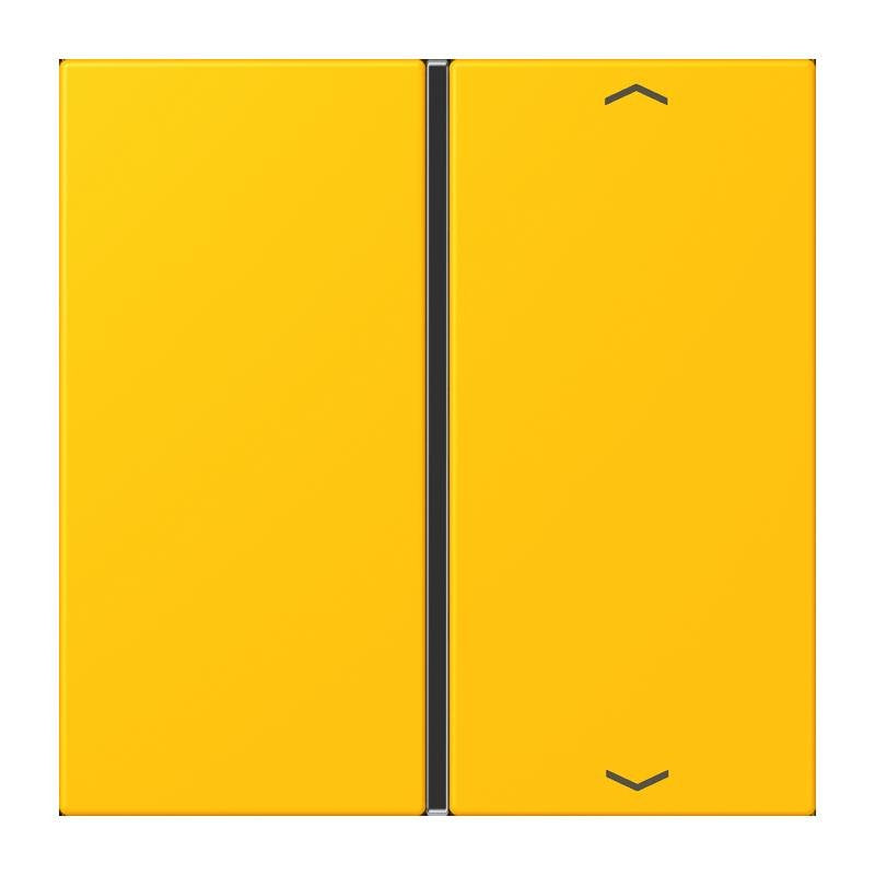 Jung - Abdeckung/Bedienelement für Installationsschalterprogramme Taste 1fach m. Pfeilsymb. LC 401 TSAP 263 le jaune vif