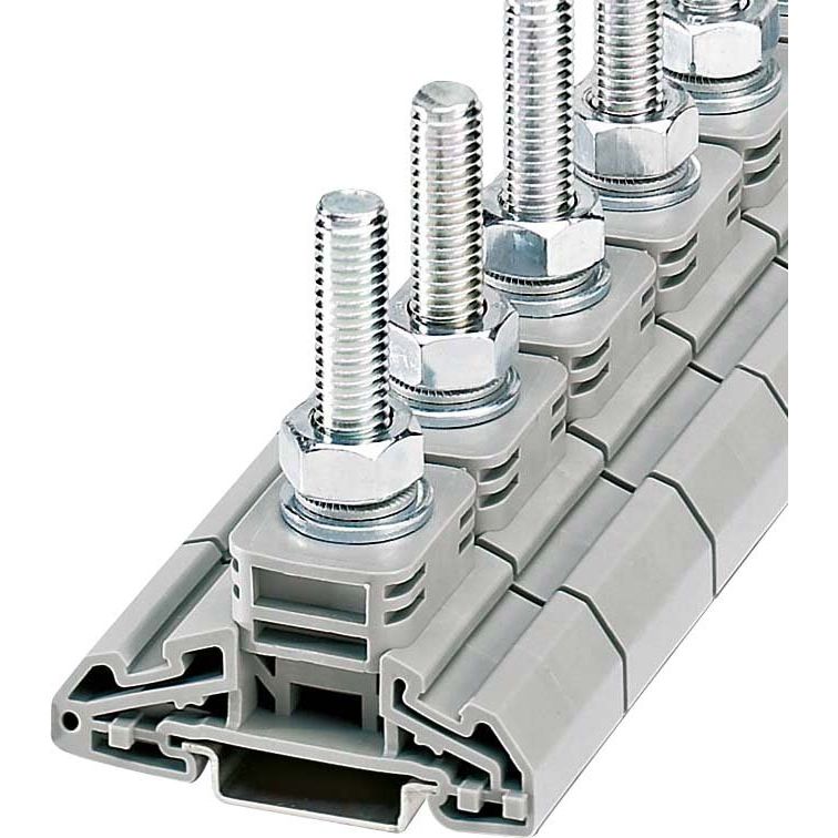 Phoenix Contact - Durchgangs-Reihenklemme Hochstrom-Verbinder HV M10/1 − 10 Stück