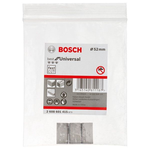 Bosch - Bohrkrone Segmente für PRO 2608601415 (VE3) Trockenbohrkrone 52