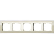 Gira - Abdeckrahmen 5fach 0215771 klar sand