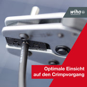 Wiha - Presswerkzeug Kabelschuhe/Verbinder, Aderendhülsen, Schirmanschluss Crimpwerkzeug Z62101006SB für MC4-Verbinder