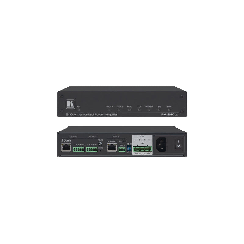 Kramer - HiFi-Verstärker Leistungsverstärker PA-240NET 240W