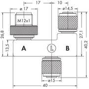 WAGO - Zubehör/Ersatzteile für Steuerungen DeviceNet-M12-Drop-T-Stück 756-9303/050-000 Zubehör,5-polig